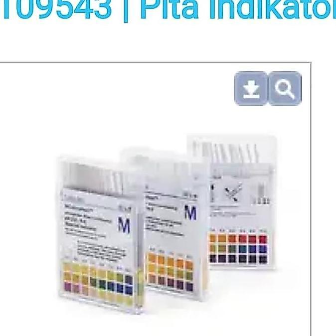 Ph Paper Ph 6,5-10 Merck. Cat. 109543. 100 Strip / Pack Original