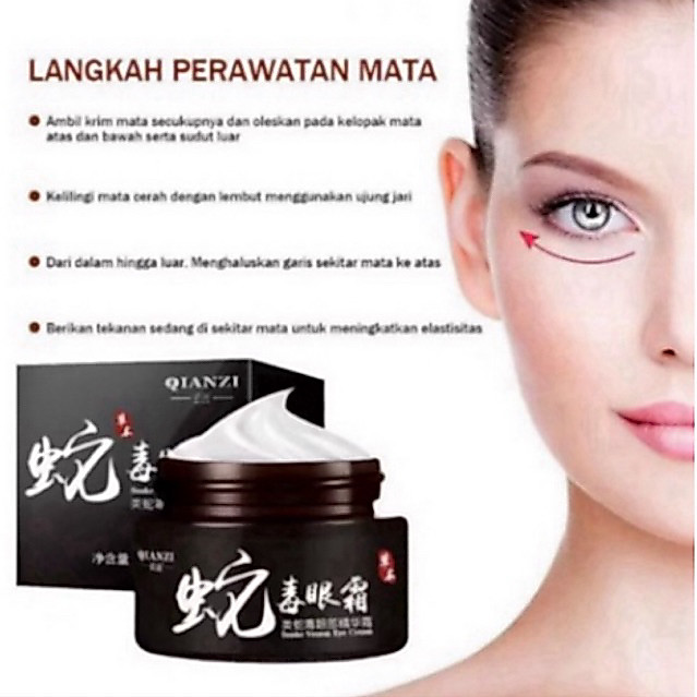 QIANZI Cream Mata Panda Mengurangi Dark Circle Anti-Wrinkle Anti-agging Remover Eye Bags