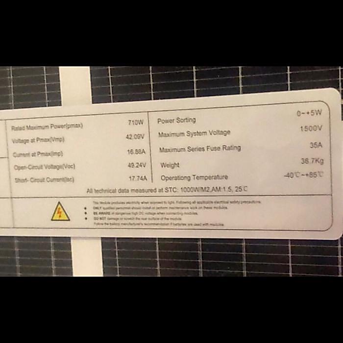 Pasti Promo Solar Panel Surya Solarcell 710Wp Mono 710Wp Monocrystalline Terjamin