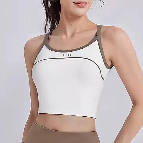 Ready Tank Top Sport Wanita Alo Inspired Style | Baju Yoga Sportwear Gym Premium Stretch Nyaman
