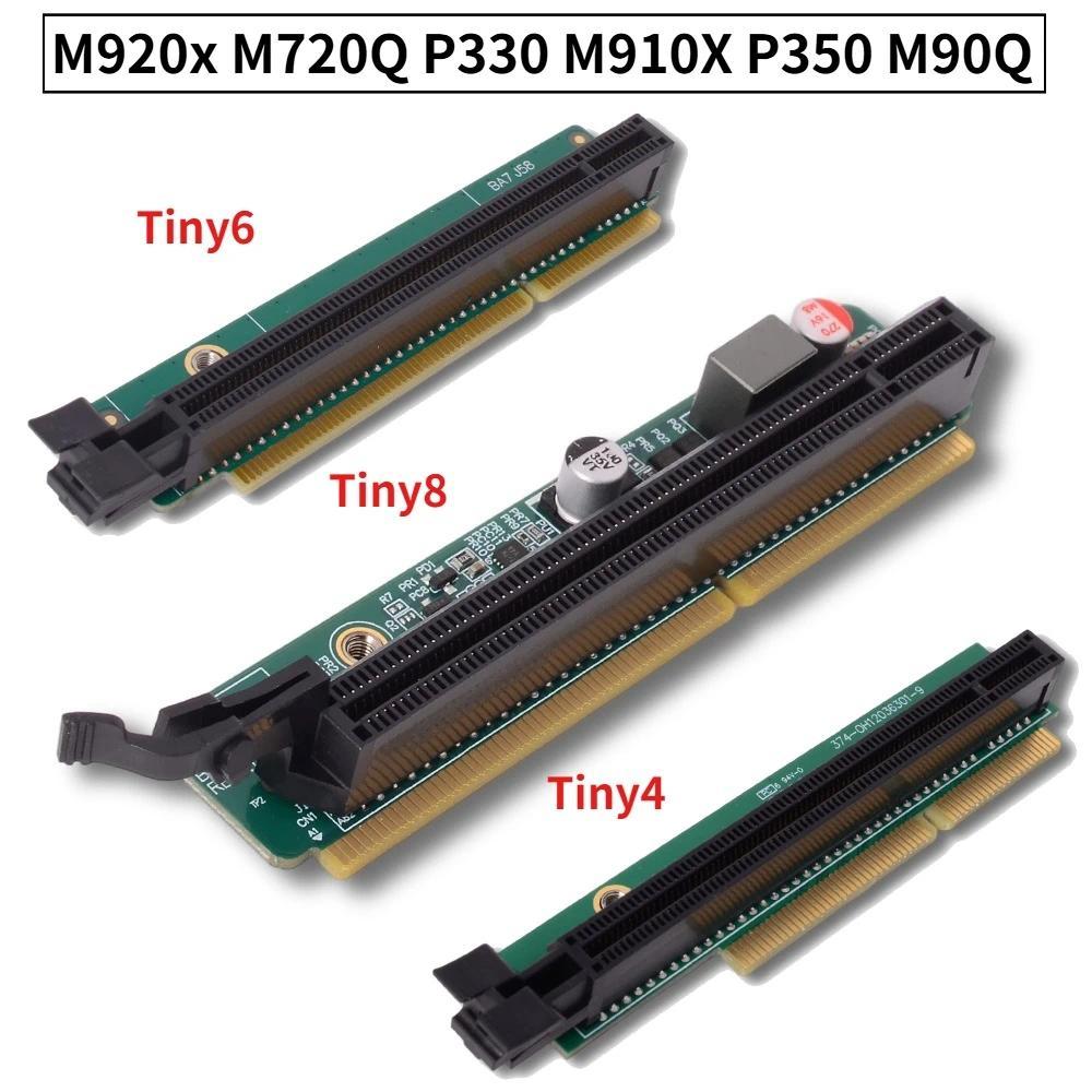Tiny8 Tiny6 Tiny5 Tiny4 PCI-E Riser Card M920x M720Q Adapter Board P330 M910X P350 M90Q Adapter Card