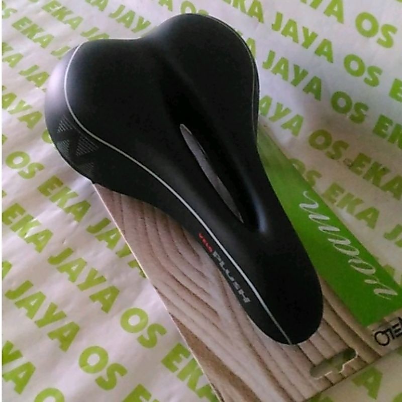 Saddle Velo Plush Super Gel Terbaru - Sadel Velo Plus Empuk - Saddle MTB.Federal.Touring