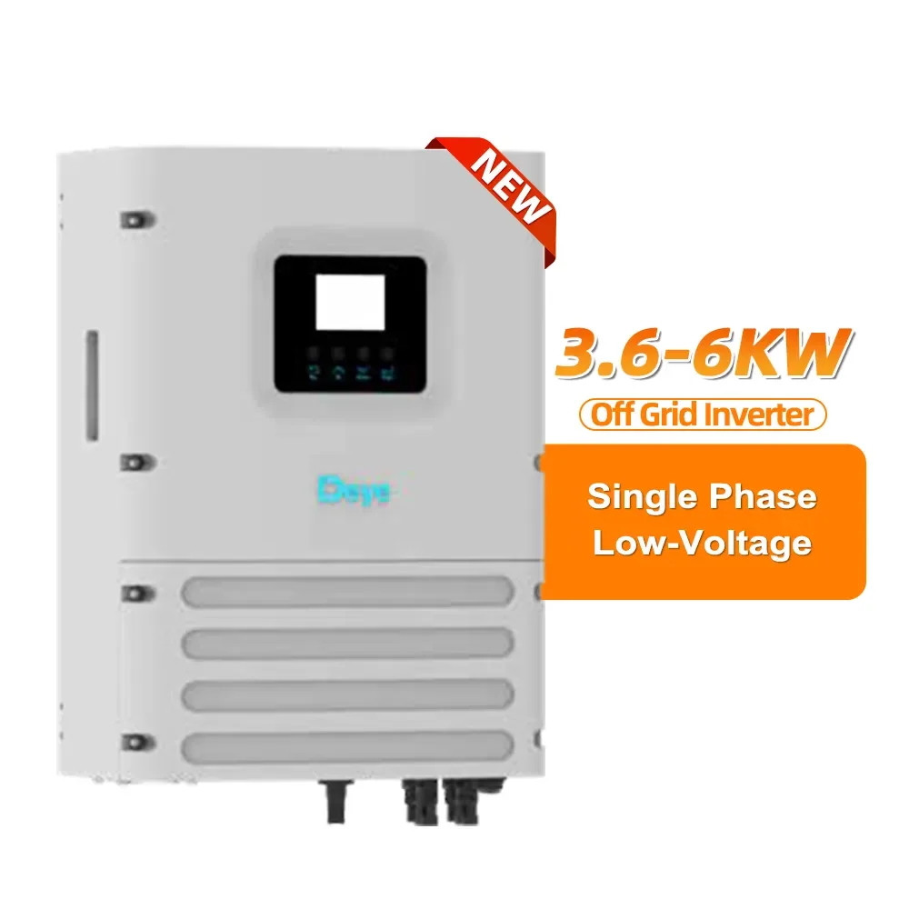 Inverter Hybrid 48V 6000 watt Deye 2 MPPT Max PV 9600Wp 500V Untuk PLTS Server UPS