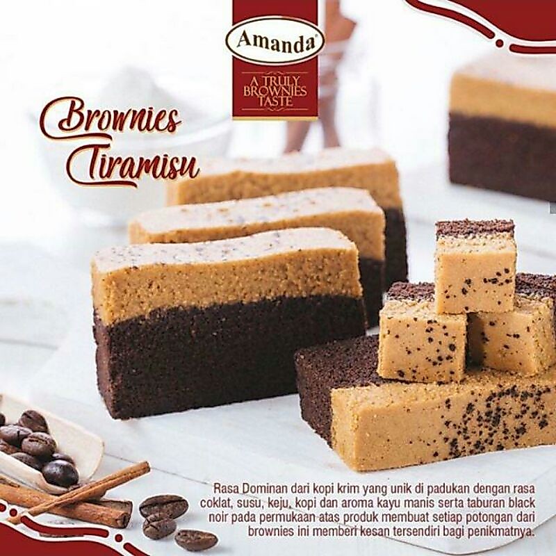 Amanda Brownies Tiramisu Kukus