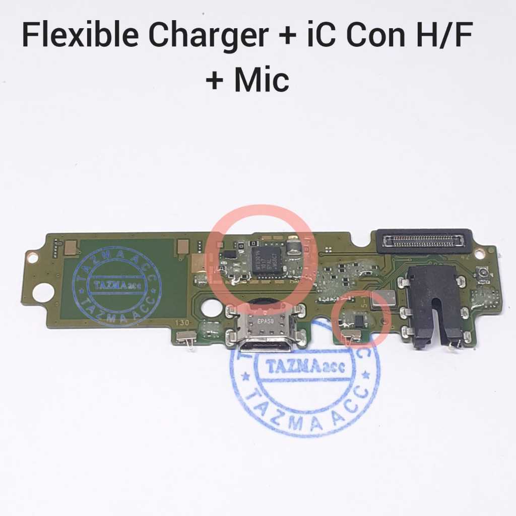 Plus ic + Vivo V15 Ori Flexible Con Cas + iC Flexibel Flexibel Conektor Konektor Cas Charger VIVO V1