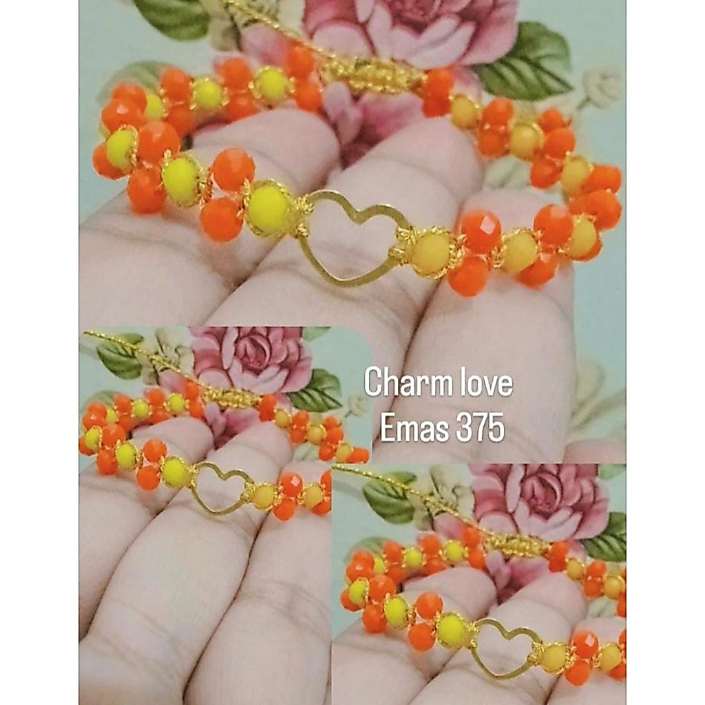 gelang plus charm love 375