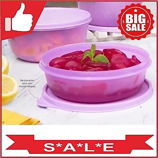 Tupperware Modular Bowl 2pcs Ungu Tupperware Original