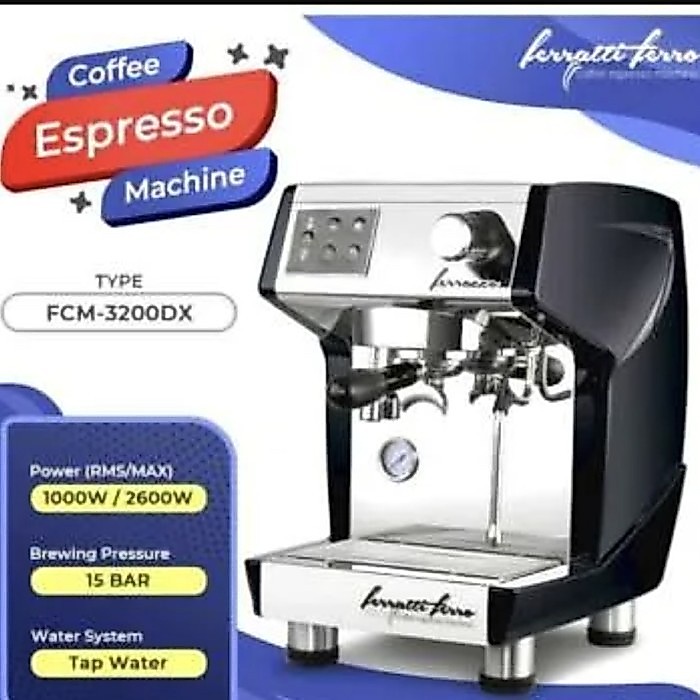 Mesin Kopi Espresso FERRATTI FERRO FCM 3200DX/ FCM 3200 DX