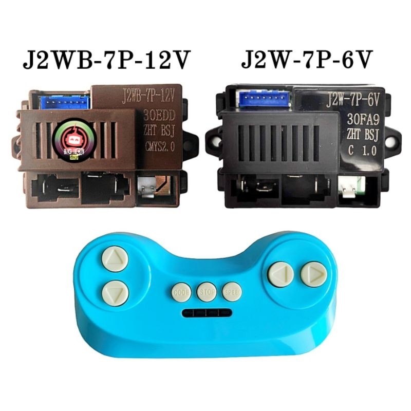 ANARASY   REMOT RECEIVER MOBILAN AKI J2WB-7P-12V / J2W-7P-6V REMOTE CONTROL RECIVER J2WB J2W 7PIN 6V