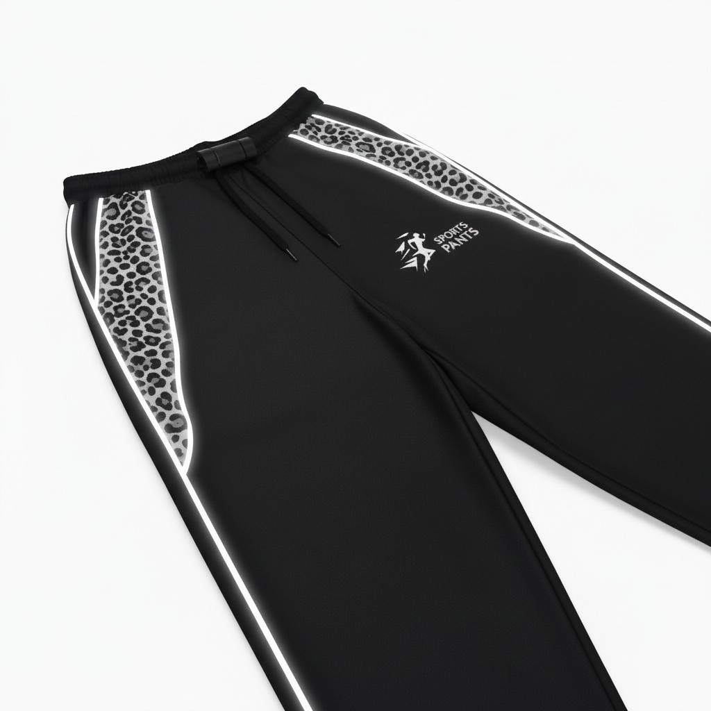 ST-03 // Phantom Jogger Celana Jogger Pria Wanita Motif Leopard Y2K Ukuran LLeo Pard Viral Sports Pa