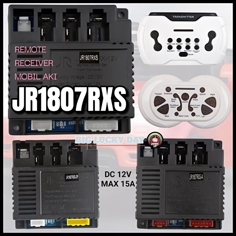 CANDUSHOP  REMOT RECEIVER JR1807RXS / JR1807RXS-2P / JR1807RXS-A MOBILAN AKI ANAK REMOTE CONTROL IC 