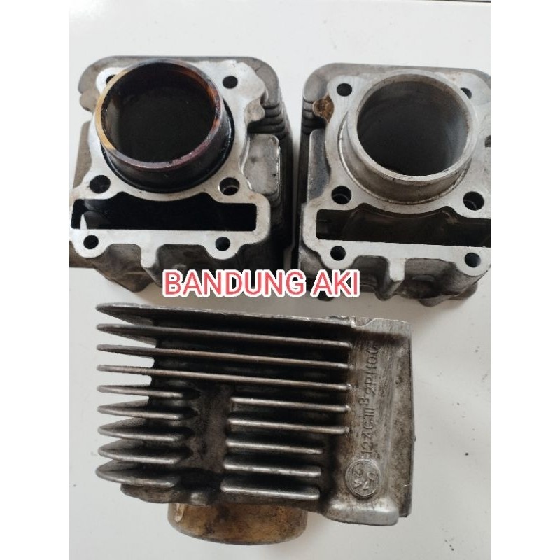 boring blok seher yamaha mio m3 2ph.untuk bahan ob.kondisi liner cacat