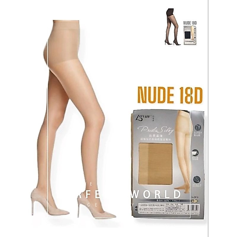 Stocking Celana Stocking Nude Pantyhose 18 D Lonadi Priska Silky
