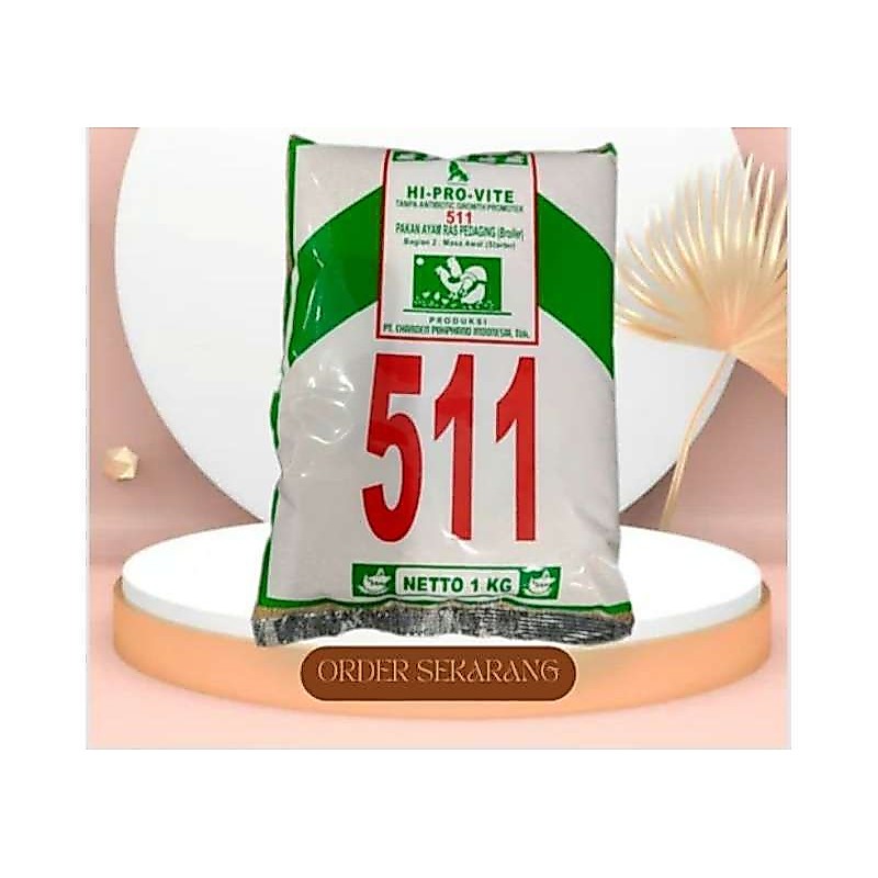 Hi pro vite 511K Cp511b Cp 511 Pakan ayam Starter Pedaging sekilo