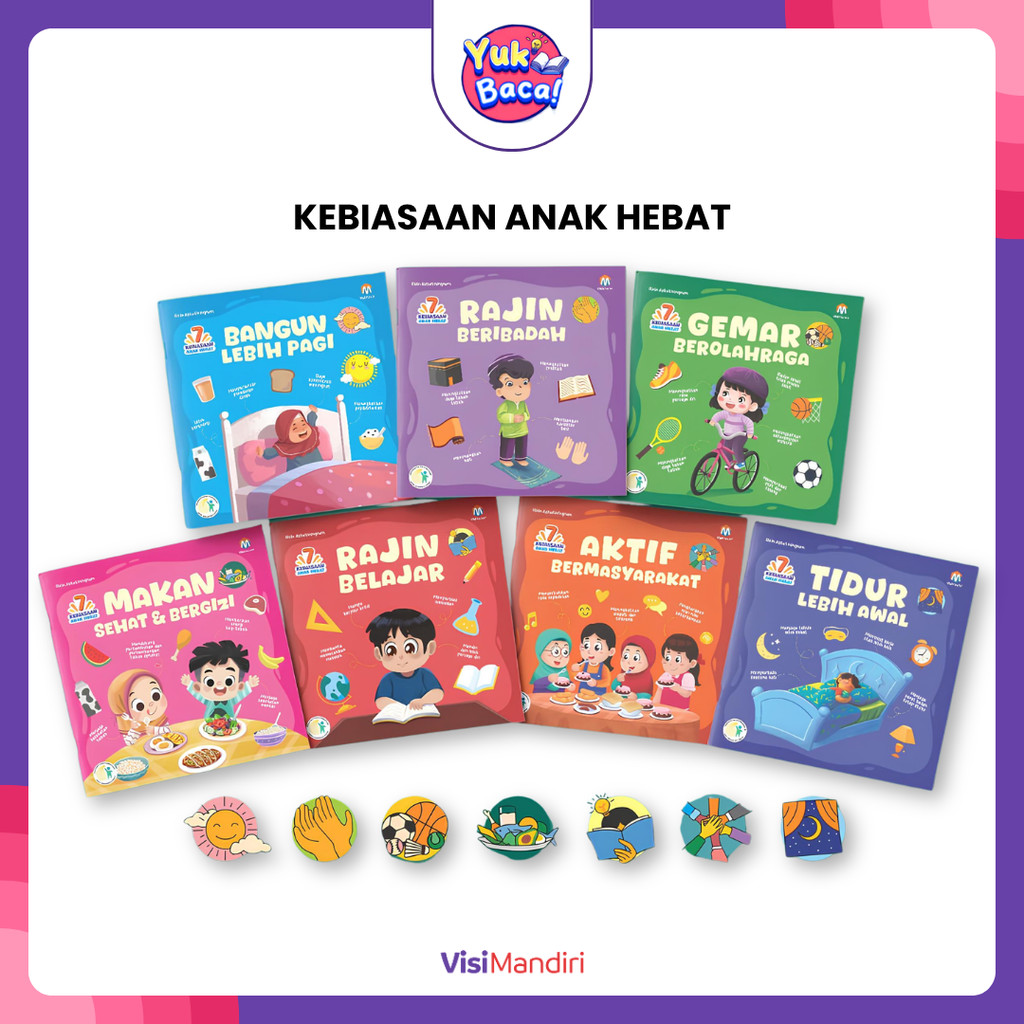 TERLARIS  Ziyadbooks Official Buku Cerita 7 Kebiasaan Baik Anak Indonesia Hebat Muslim Islami