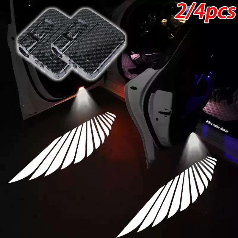 Car welcome light, car door light, sensing angel wing, car projector, atmosphere decoration, mofied 