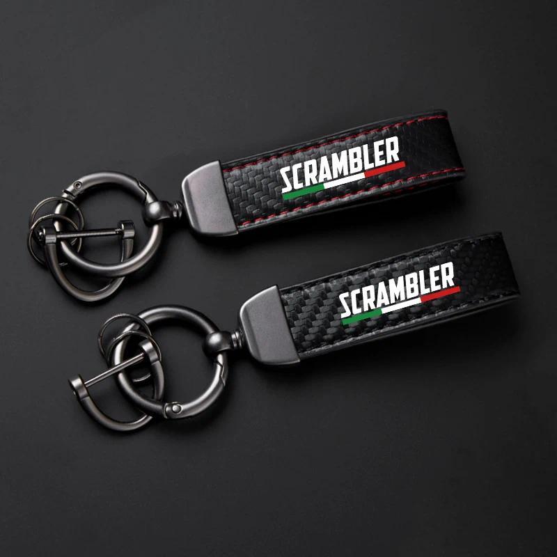 For Ducati SCRAMBLER 800 SUPERSPORT PANICALE Key Ring Keys Strap Accessories Keychain Keyrings Car P