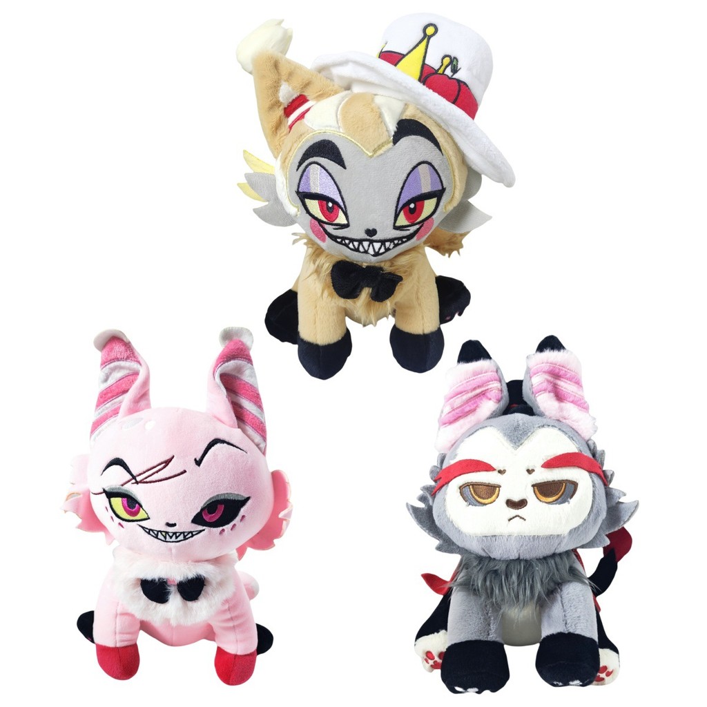 New Angel Meow Hazbin Hotel Hell Inn Angel Cat Plush Puppet and Doll