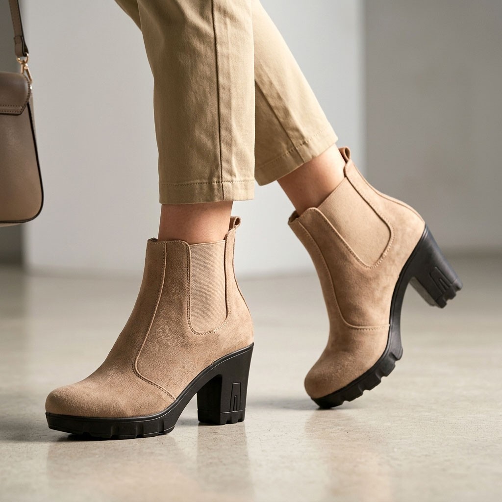 Termurah Hertz - Sepatu Boots Wanita Hv 3371 Brand Hertz Heels Wanita Trendi Berkualitas Warna Hitam