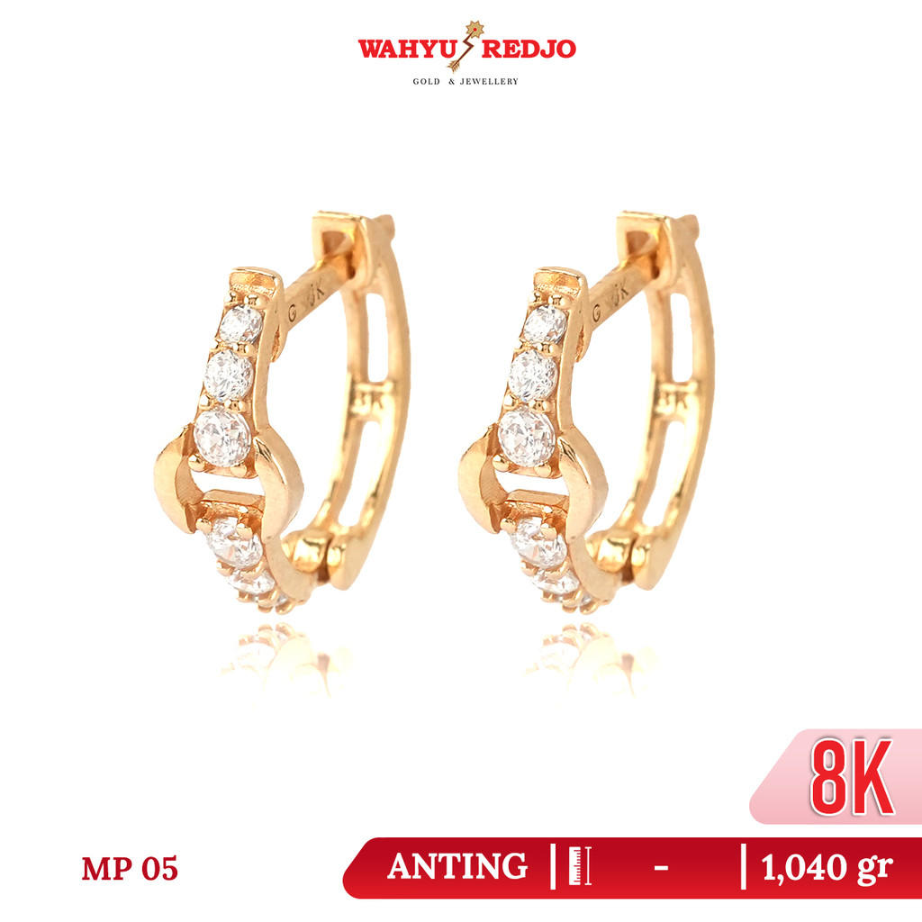 Anting Emas Kadar 8K Wahyu Redjo AN-8K 31931399 Non Pameran