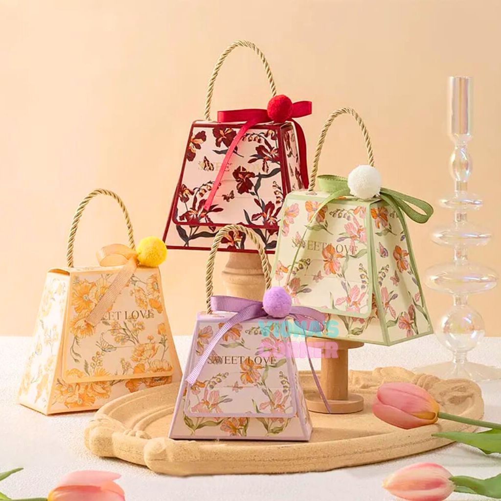 Goodie Bag Mini Paper Box Souvenir Pernikahan Wedding Hajatan Coklat Gift Kotak Kado Kecil Aesthetic