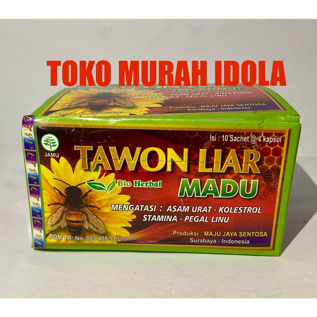 [ MEGA SALE ] Herbal Kapsul Tawon Liar Madu Original 100%