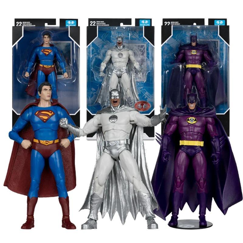 Mcfarlane Toys DC Multiverse 18cm Batman Injustice Gang Chase/White Lantern Batman Chase/Superman Re