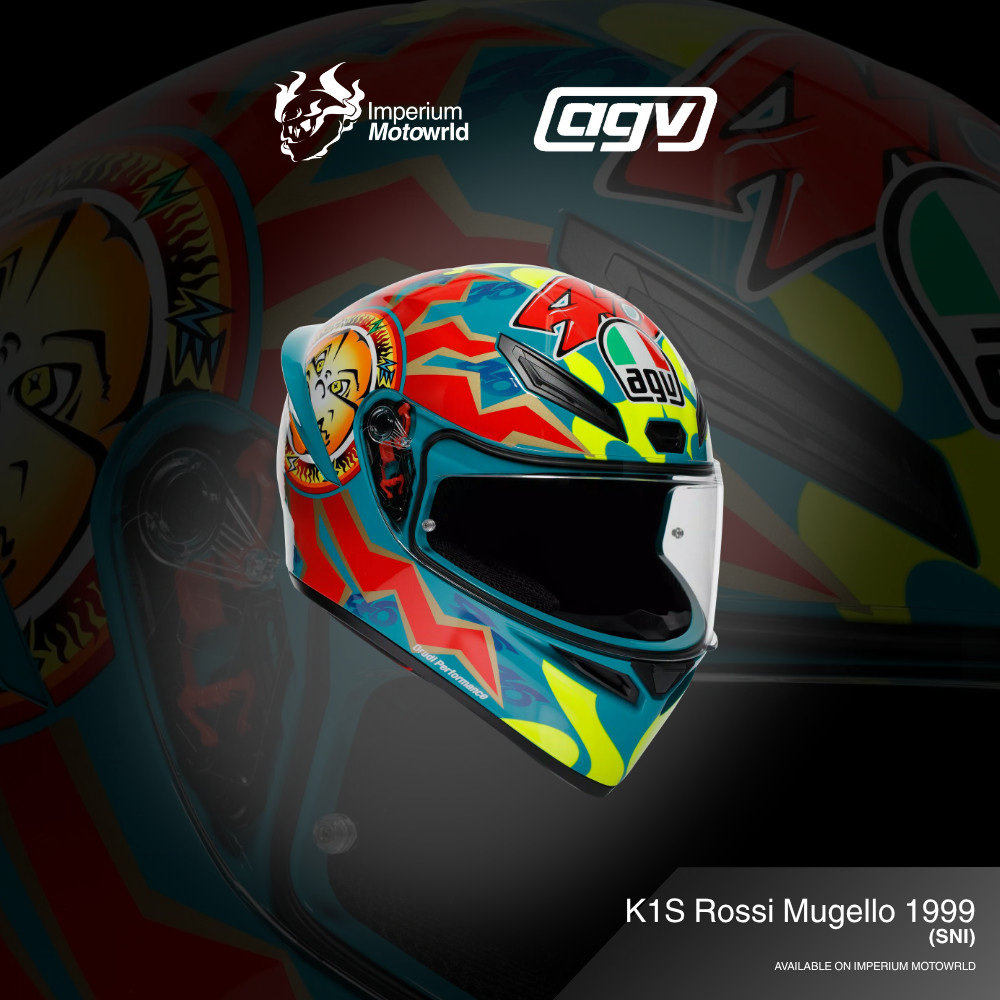 Helm AGV K1-S Rossi Mugello 1999 | Helmet Full Face Original | SNI | Imperium Motoworld
