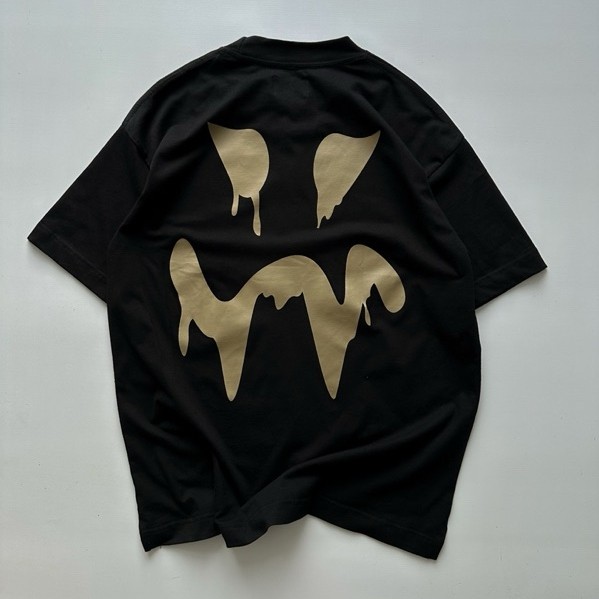 HOT Branché Oversize Boxy Tshirt Logo Lady Black