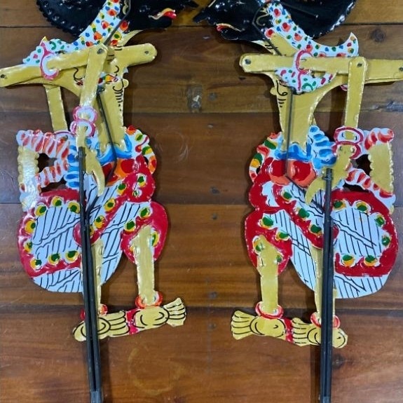wayang kertas nakula sadewa pandawa wayang mainan handmade