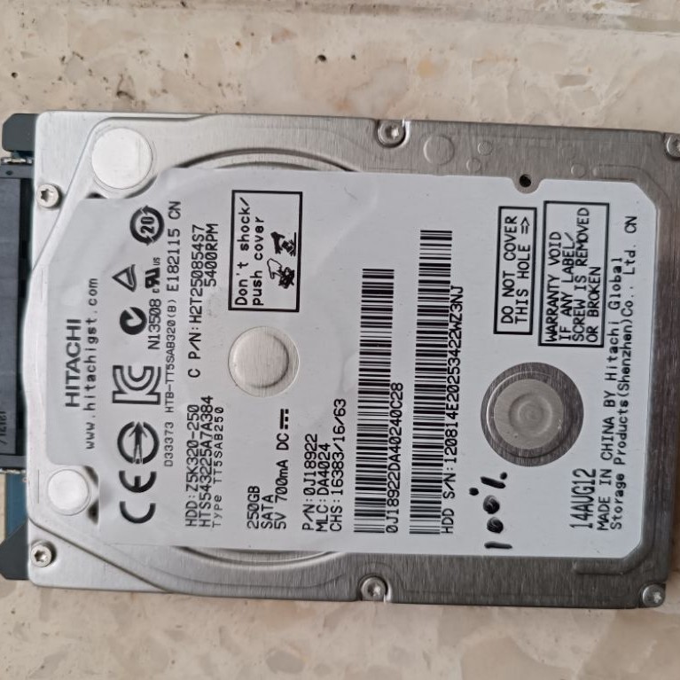 hardisk laptop internal