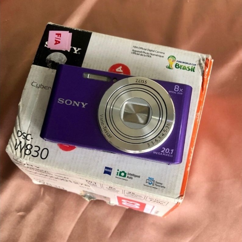 digicam sony cybershot w830 violet preloved digital camera second ungu