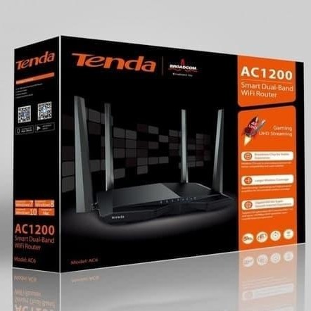 Tenda Ac6 Wifi Router Ac 1200 Mbps