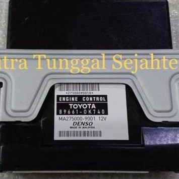 Computer Ecu Komputer Original Innova Bensin Manual 89661-0K740