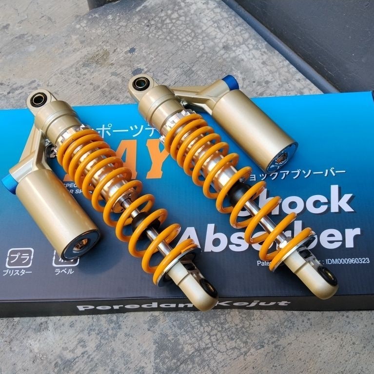 Shock Belakang Tabung Atas Model Showa Pir Kuning 32 Day Shockbreaker Tabung Atas Showa 32 Day