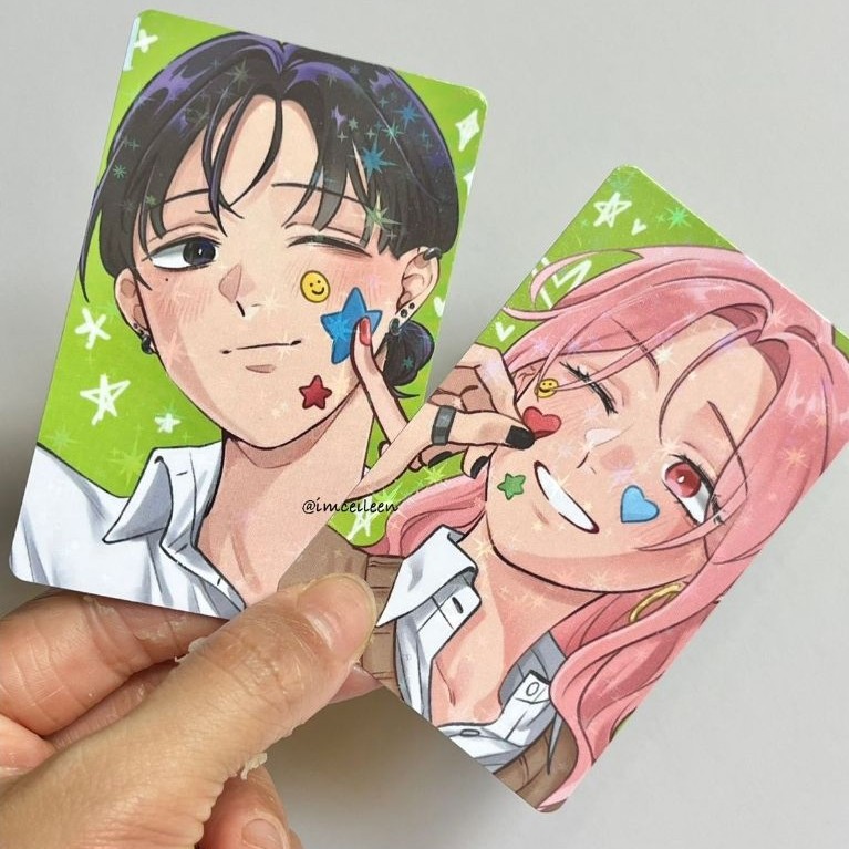 Green Yuri Photocard set