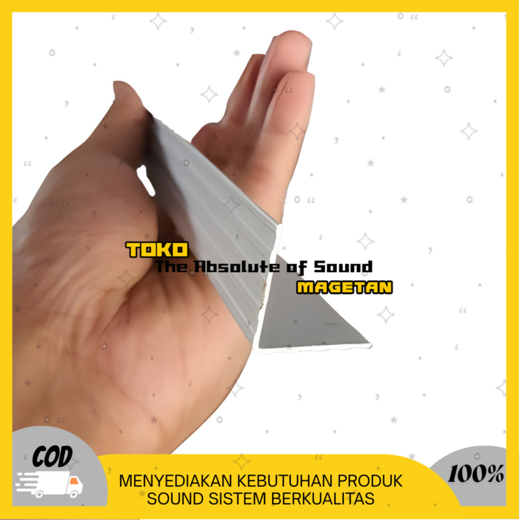 siku alumunium lis L hardcase alumunium panjang 3meter import