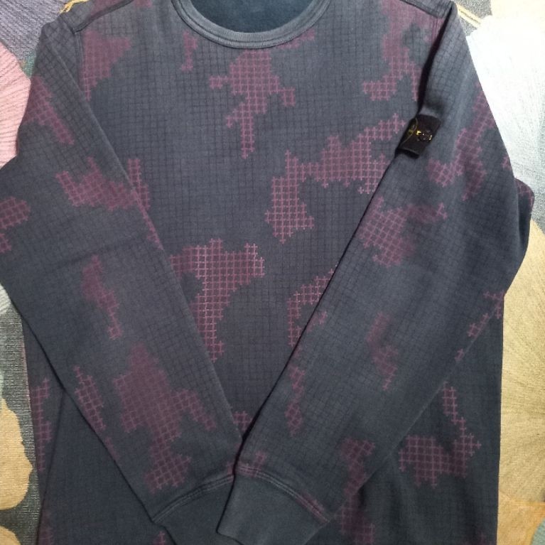 stone island camo grid