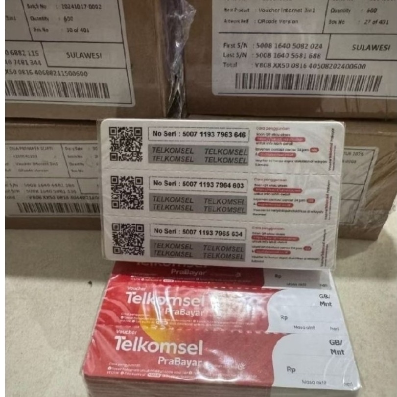 Voucher Kosong Telkomsel Sulawesi Exp 31 Jan 2027