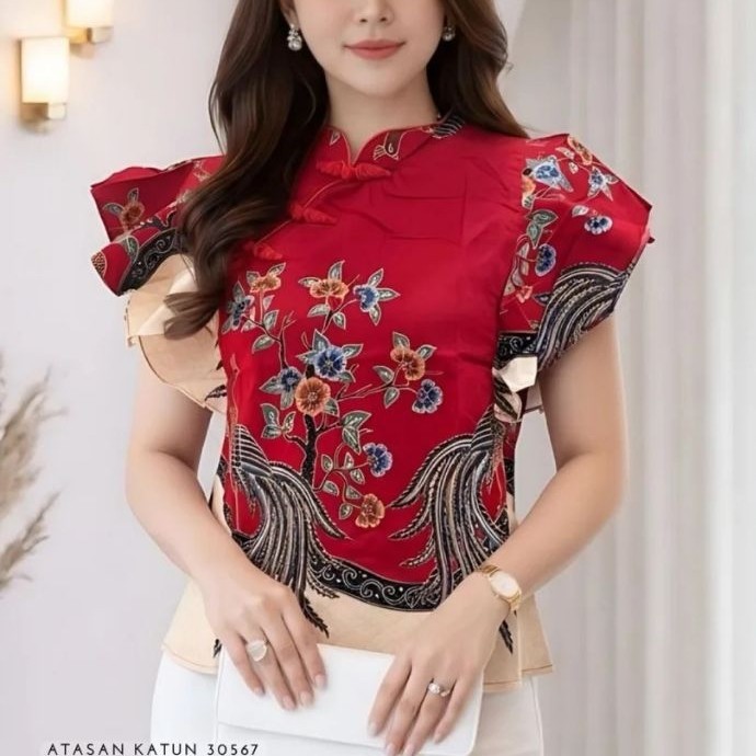 atasan batik cheongsam 30567