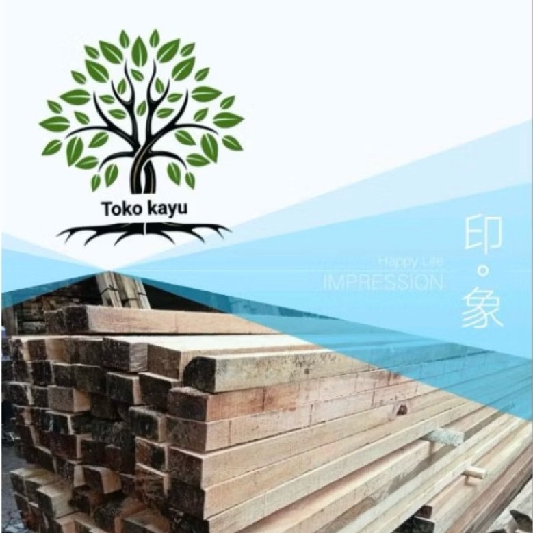 kayu kaso meranti campur 5x7 panjang4meter per batang