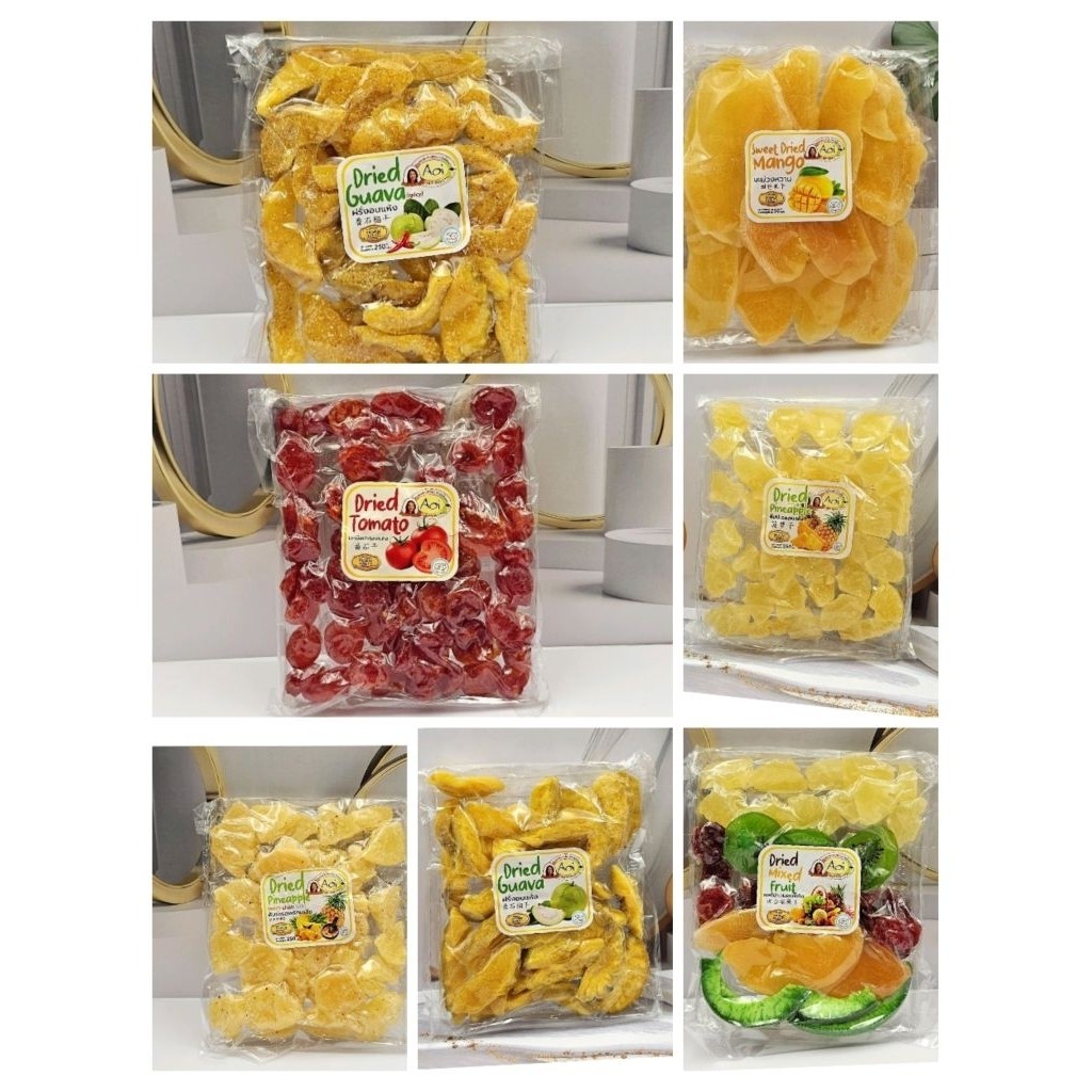 Aoi Dried Mango Manisan Mangga Ori Thailand 250gr