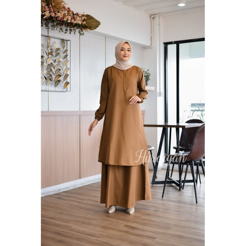 SS SYAKIRA x HURAIYAH GAMIS  TOYOBO kurung melayu  kerja pemda asn  busui pdh seragam PNS pegawai pn