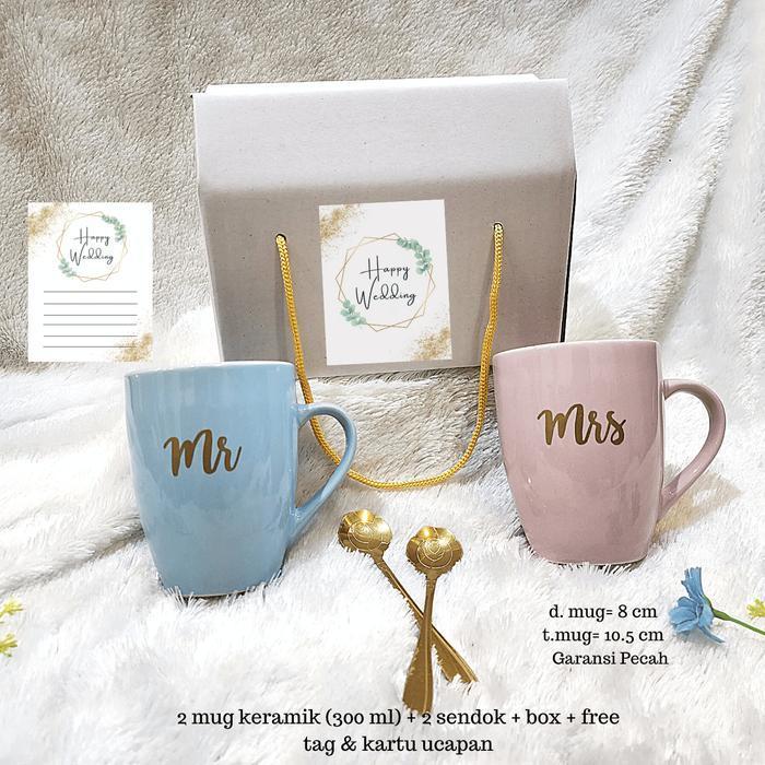 hampers mug couple wedding gift - set L