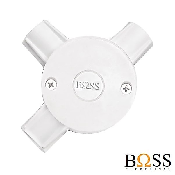 T dus TEEDOS 20mm putih cabang-3 Merk Boss 100% baru dan original