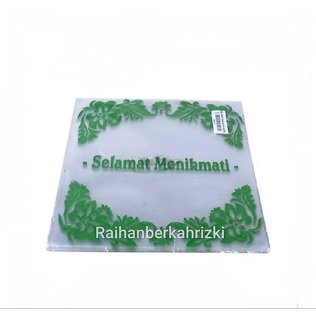 Tutup Brekat Hajatan-Tutup Besek-Tutup Selamat Makan Plastik - Promo Murah