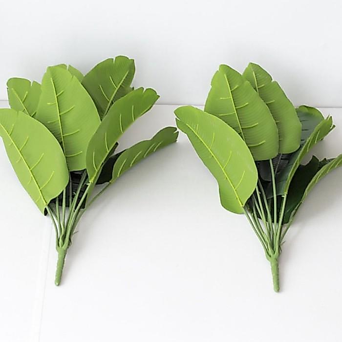 Daun Pisang Plastik Tanaman Hias Talas Artificial Tanpa Pot Besar