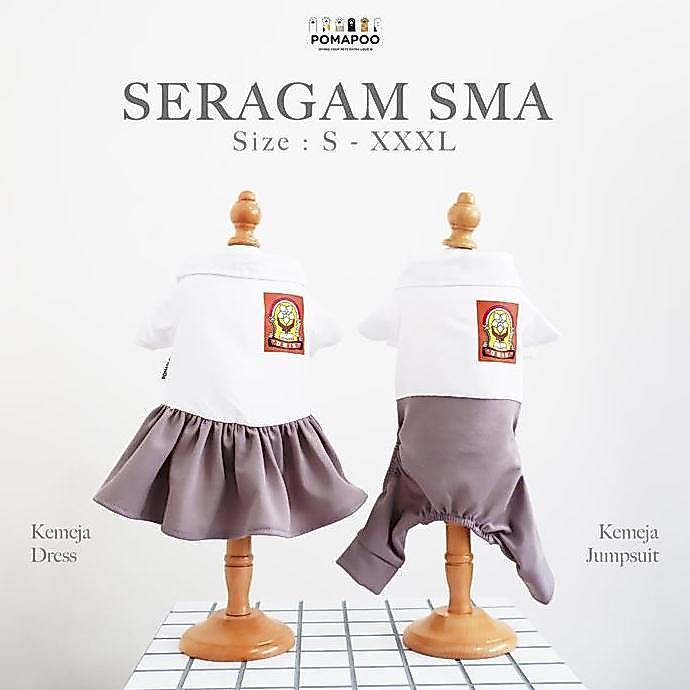 POMAPOO - Kostum Kucing dan Kostum Anjing Seragam SMA
