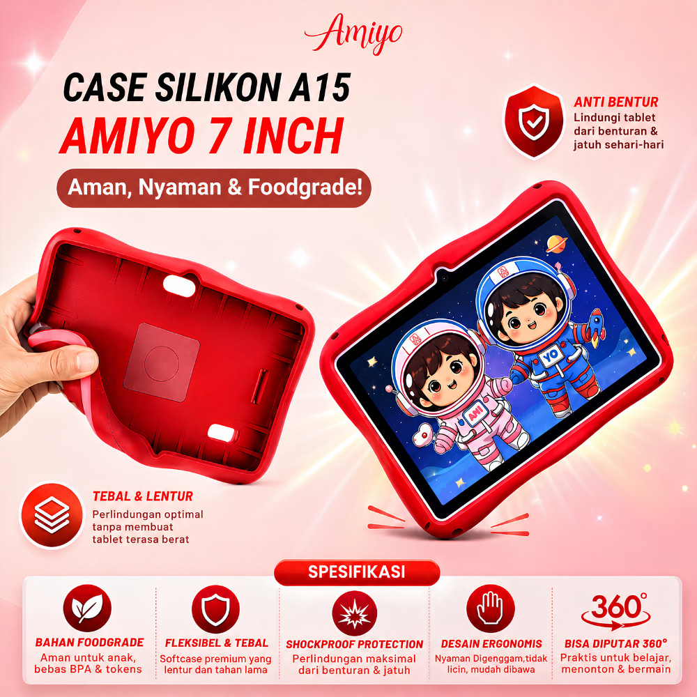 AMIYO - Softcase A15 Merah