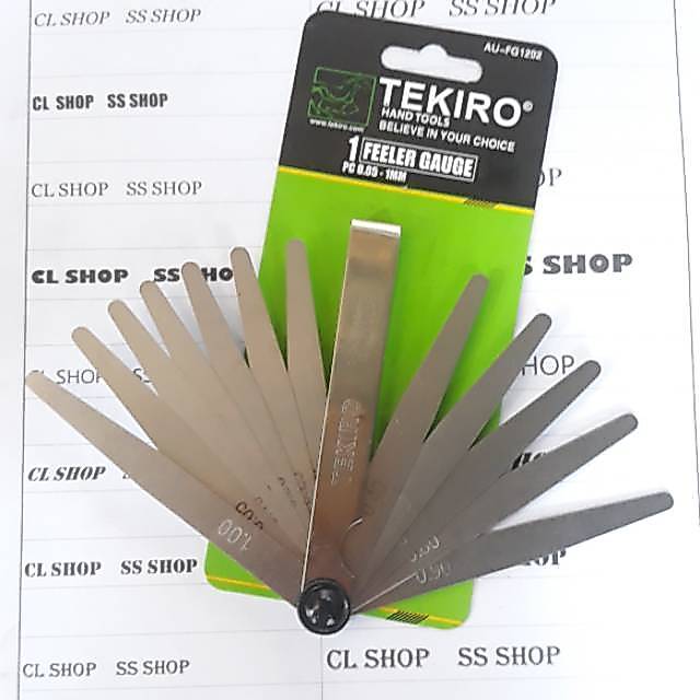 FEELER GAUGE 13blades kunci alat pengukur setelan stelan klep motor puller